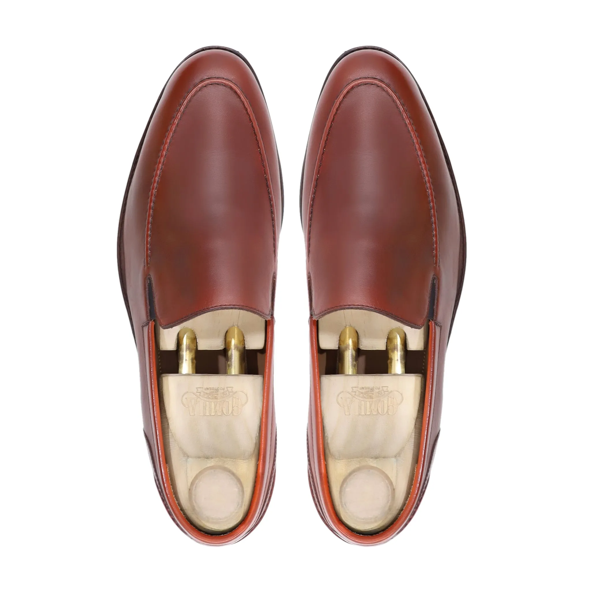 Pollard - Men's Oxblood Brown Calf Leather Loafer