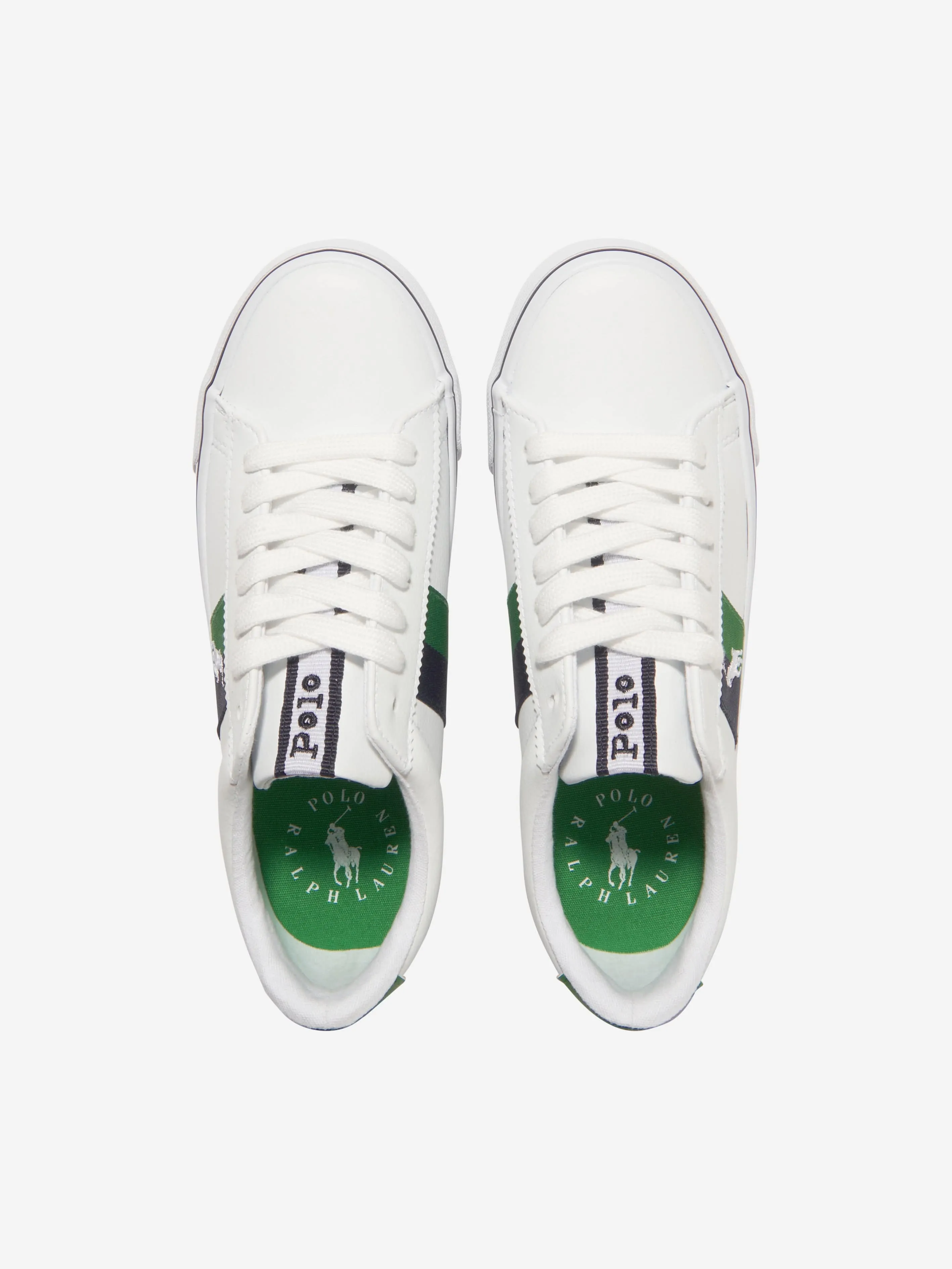 Ralph Lauren Boys Westcott II Trainers in White