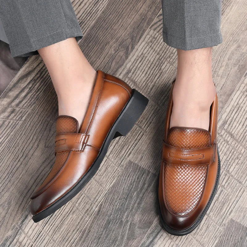 Refined Elegance Round Toe Monkstrap Dress Shoes