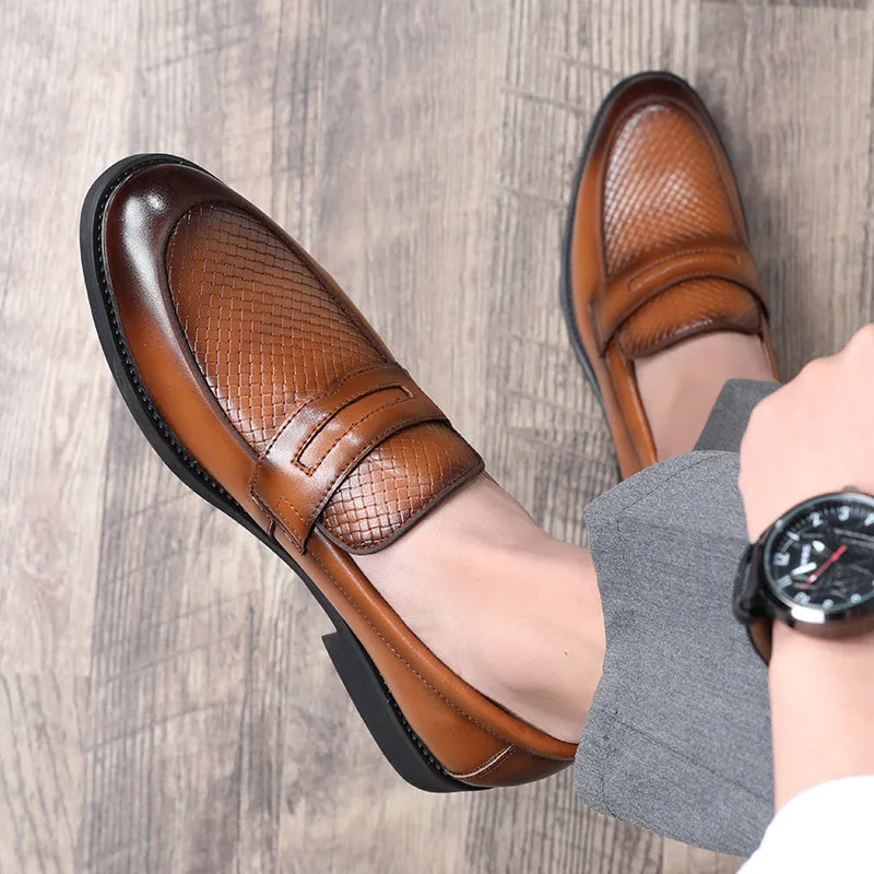 Refined Elegance Round Toe Monkstrap Dress Shoes