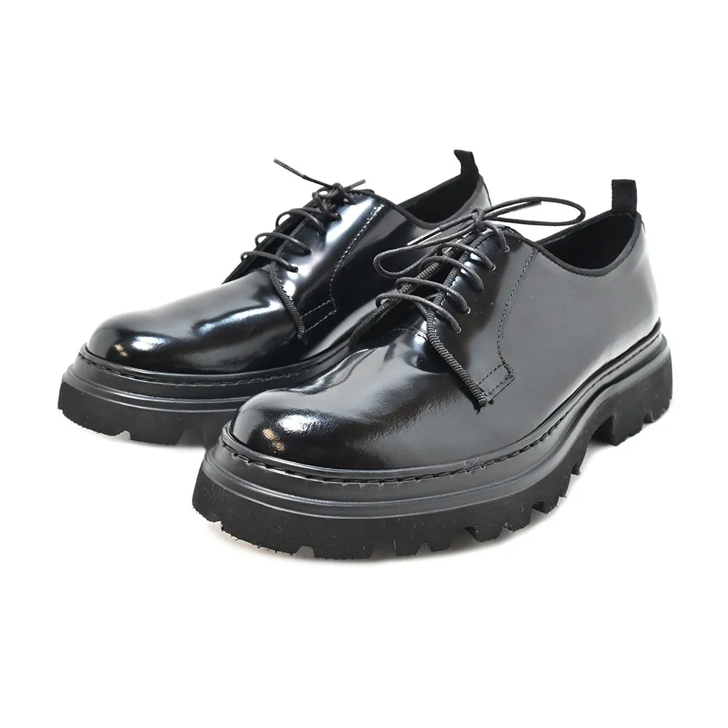 RHEA 11 - lace-up shoe brushed BLACK