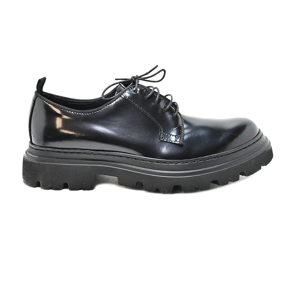 RHEA 11 - lace-up shoe brushed BLACK