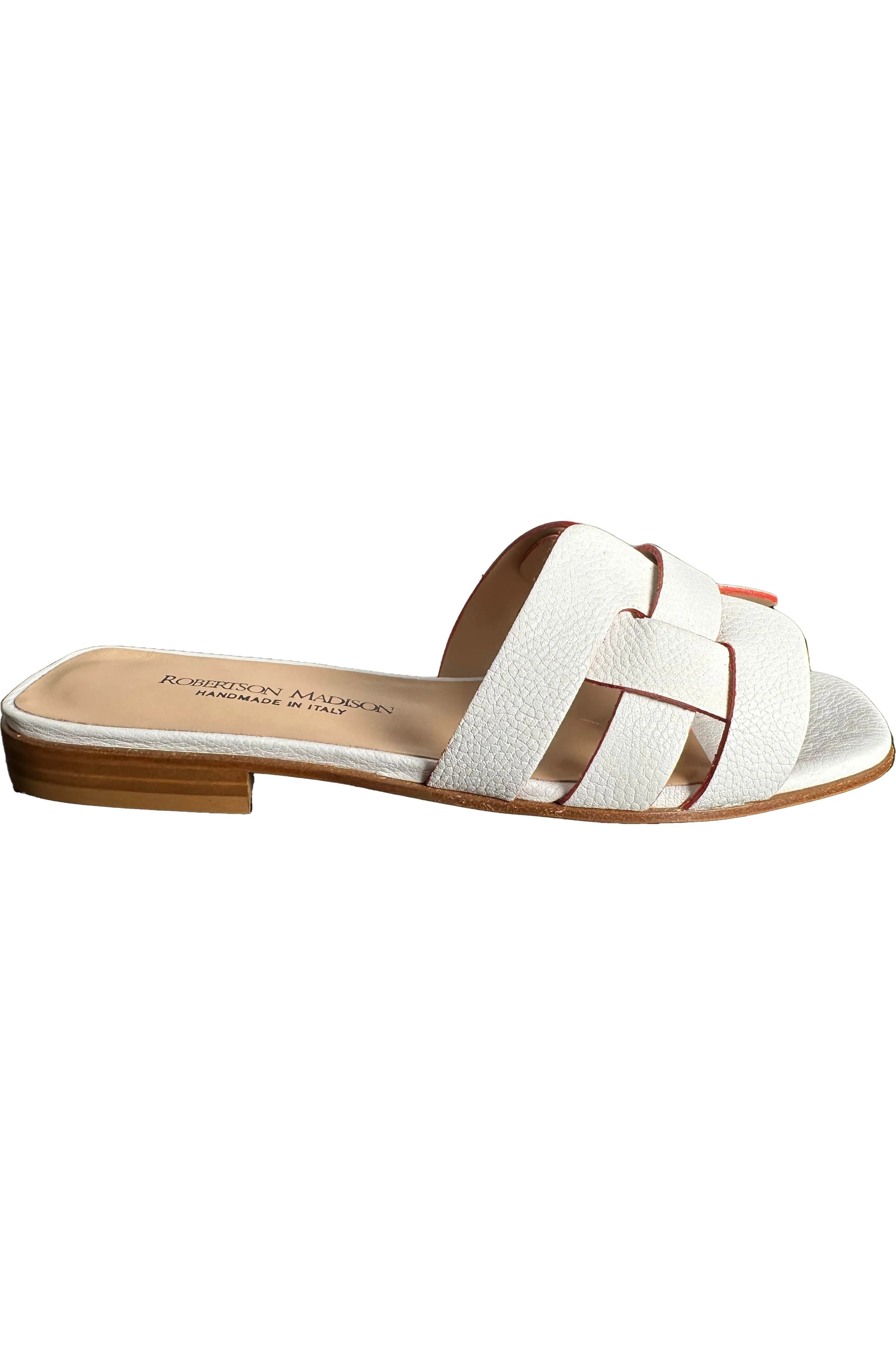 Robertson Madison Claudia Slide Sandal 15103 | Bufalo Bianco