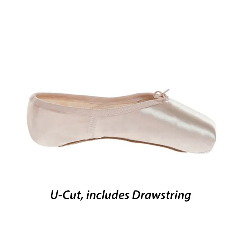 Russian Pointe Sapfir U-Cut Drawstring Pointe Shoes - Hard Shank