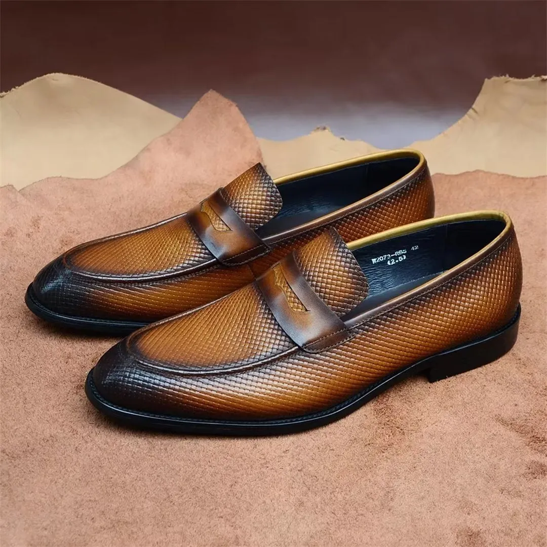 Sleek Business Slip-On Dress Shoes