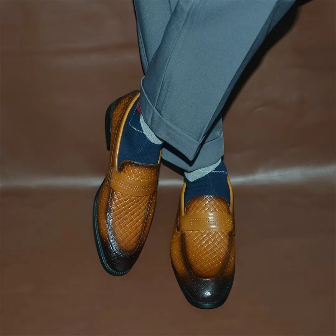 Sleek Business Slip-On Dress Shoes