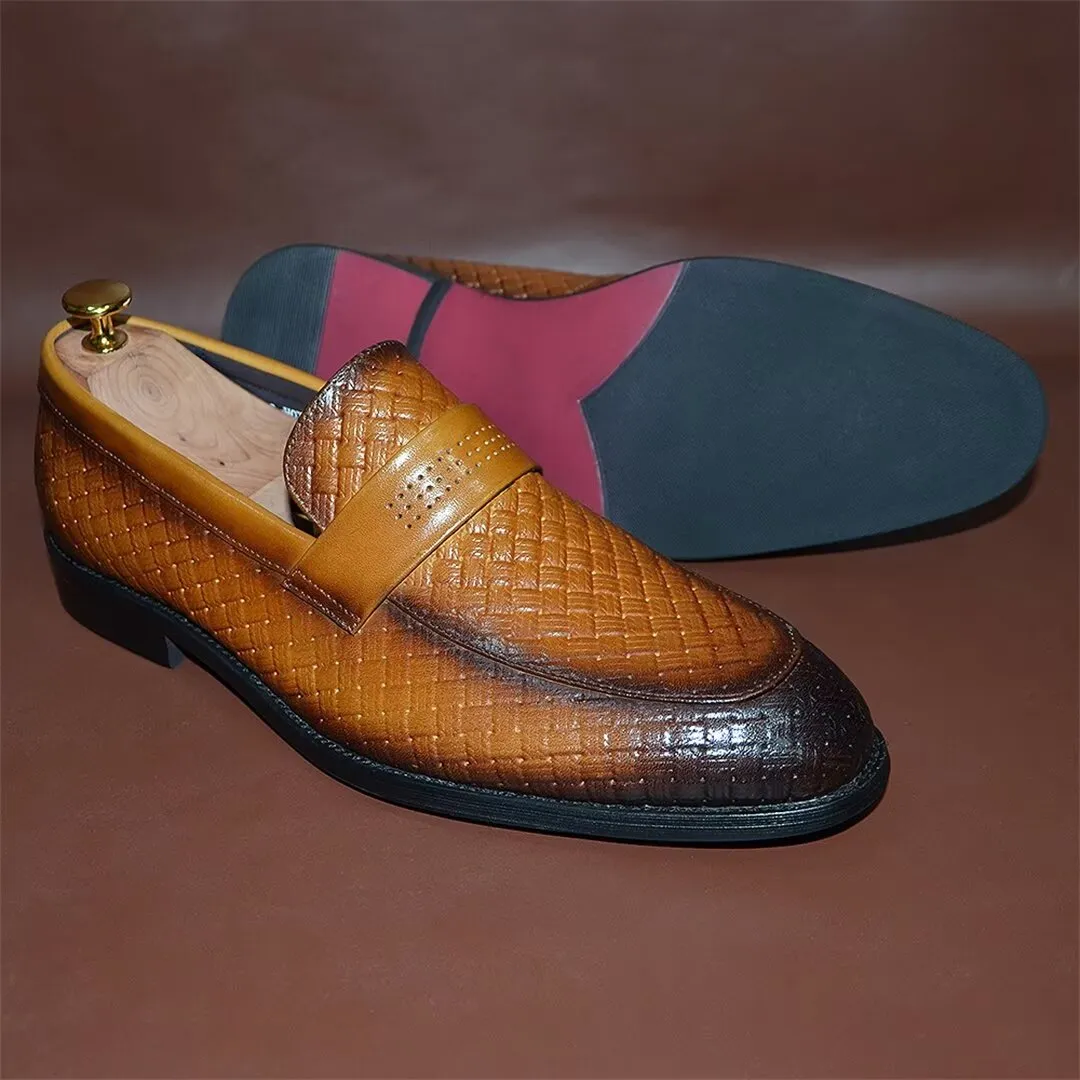 Sleek Business Slip-On Dress Shoes