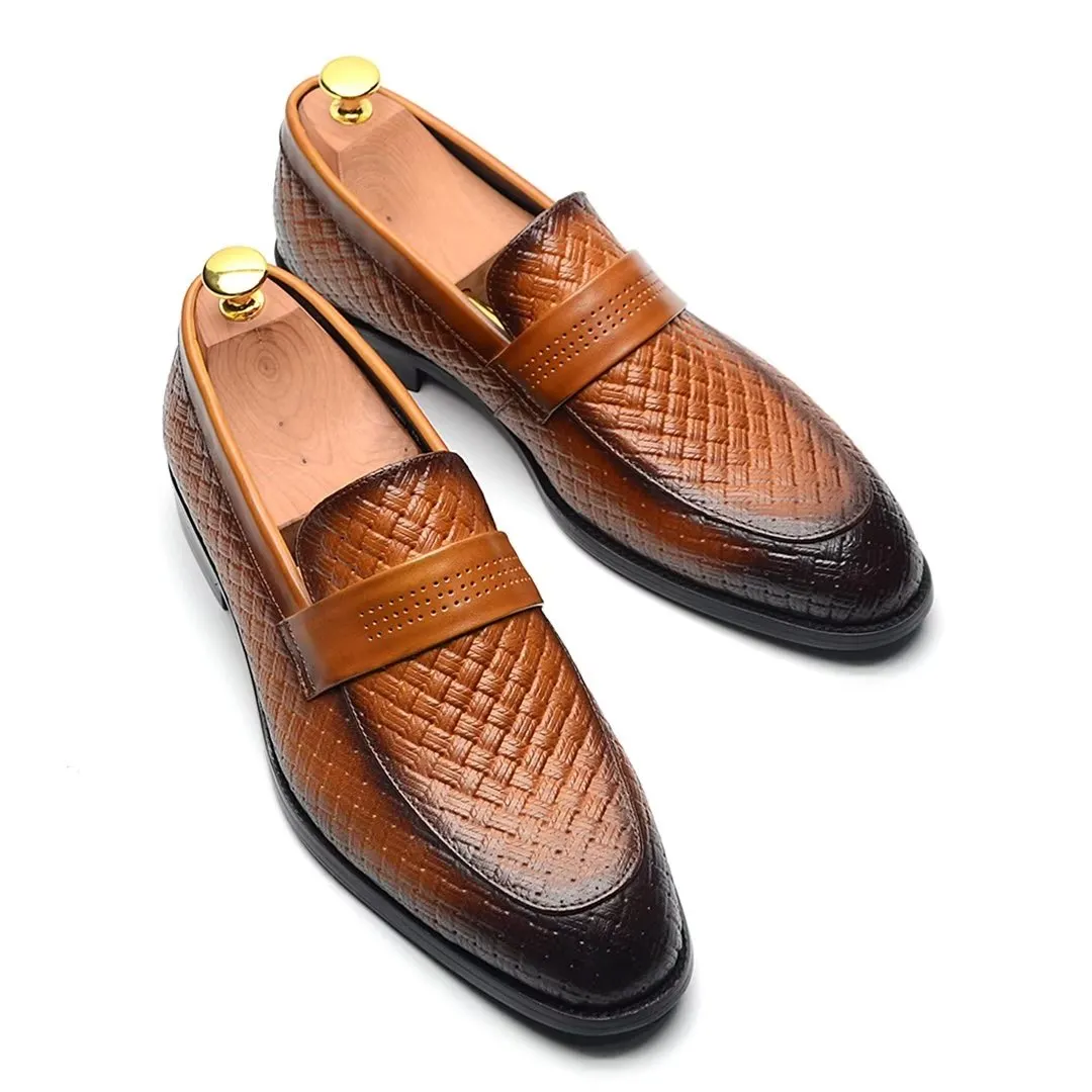 Sleek Business Slip-On Dress Shoes