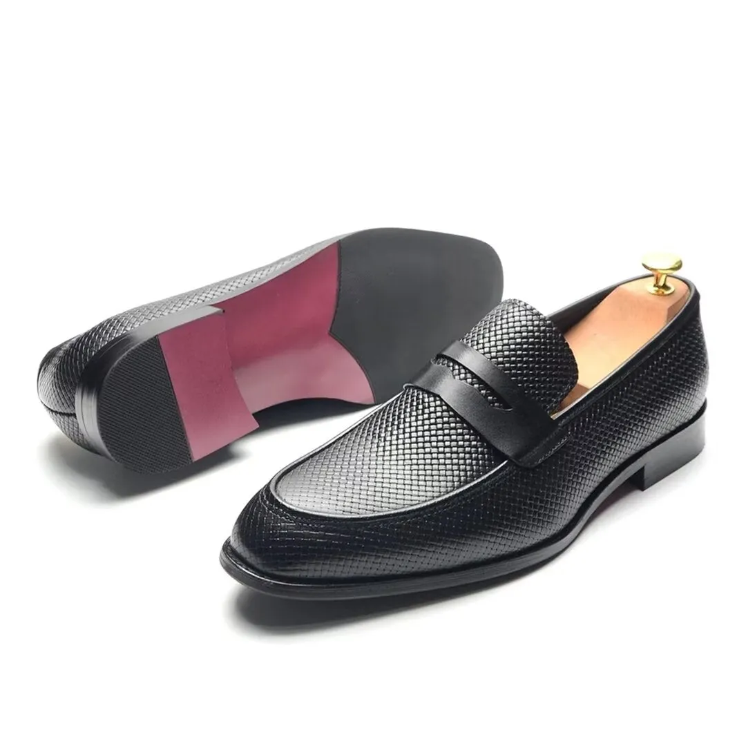 Sleek Business Slip-On Dress Shoes