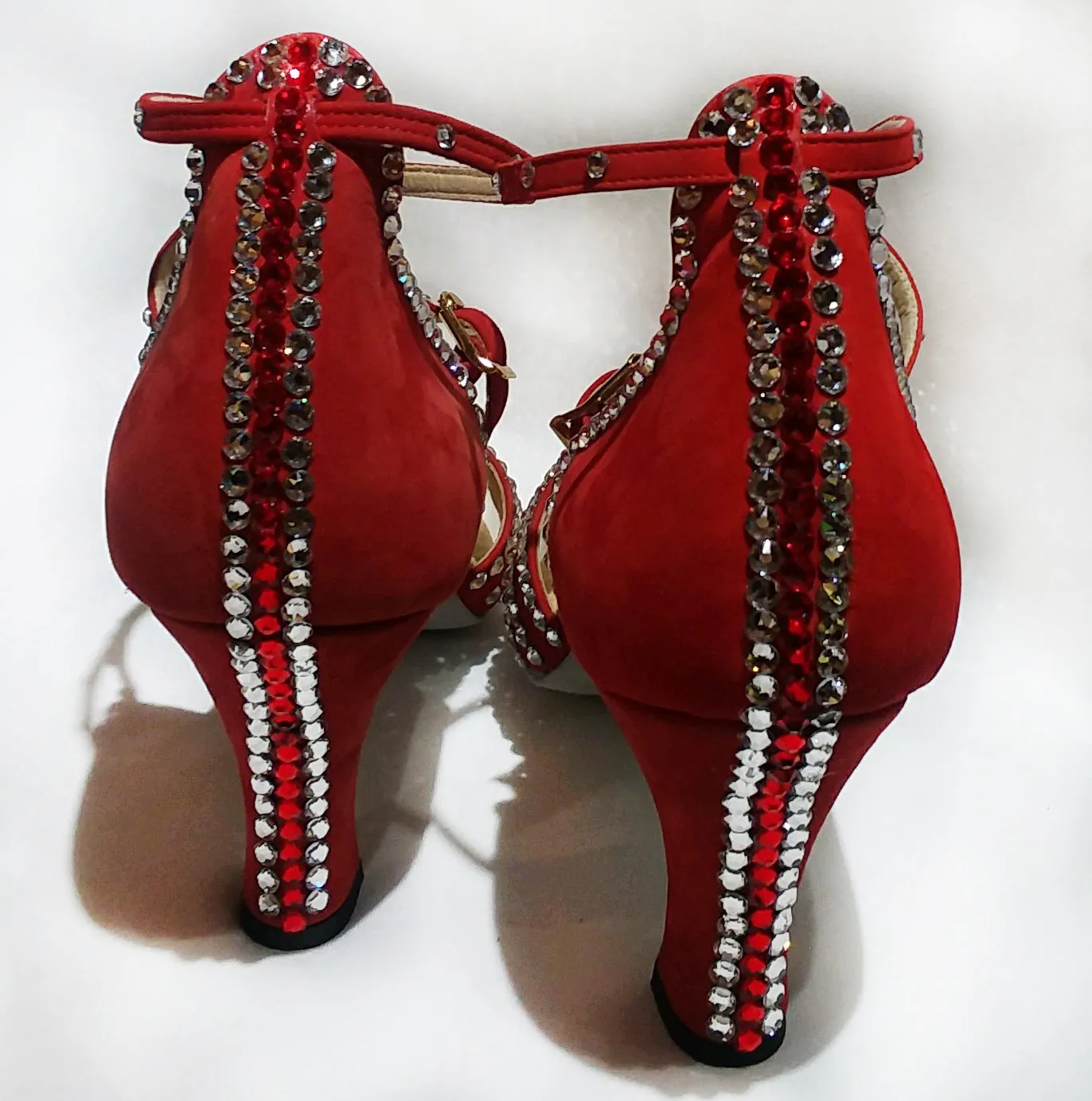 Style #31 Custom Rhinestoned Dance Sandal- 7