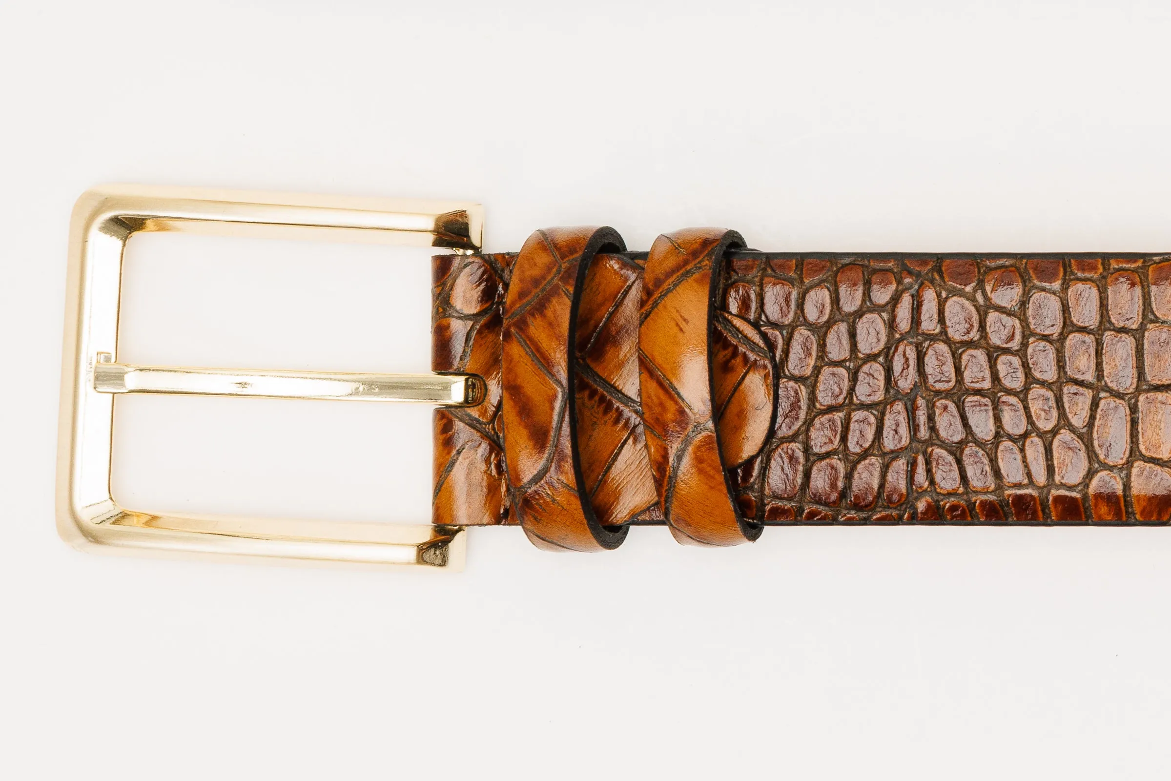 The Monaco Brown Leather Belt