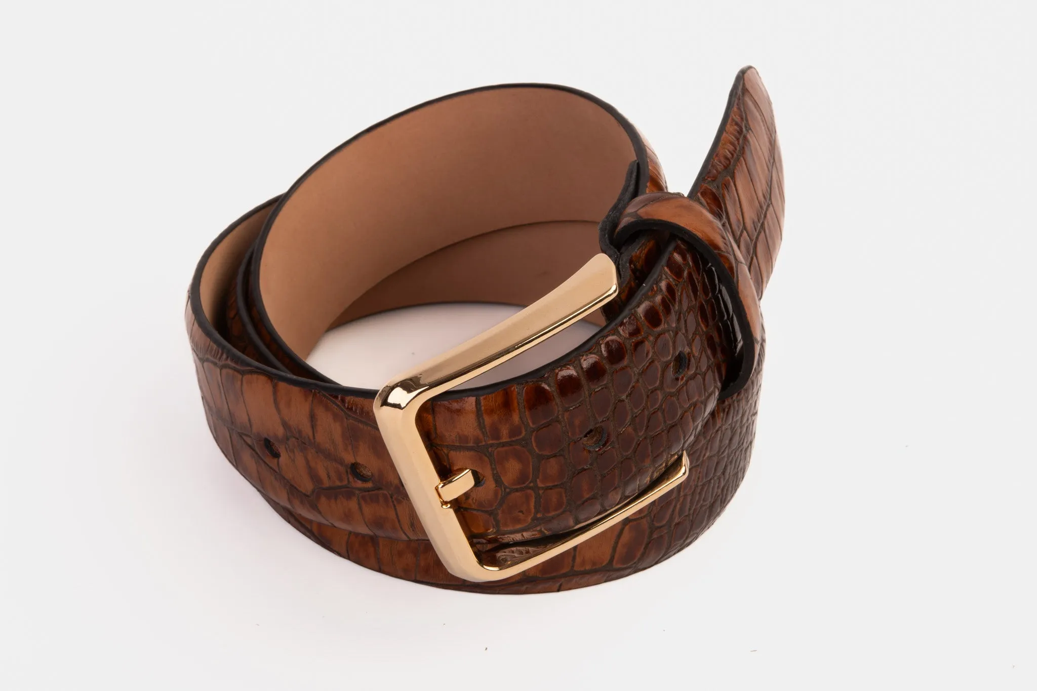 The Monaco Brown Leather Belt