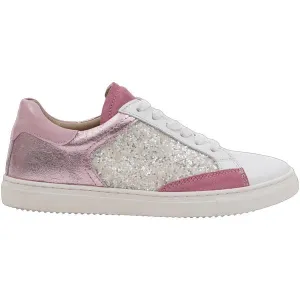 Wave 28855 White Glitter Flatform Sneaker