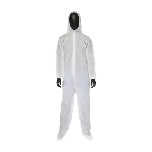 West Chester C3859/M SMS Coverall with Hood & Boot 42 gsm